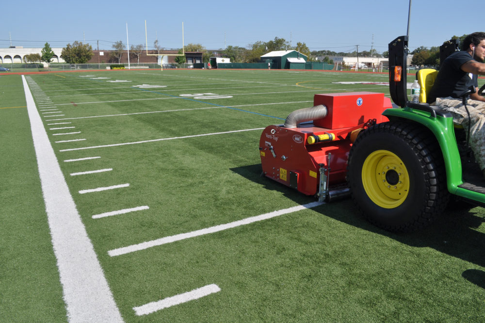 synthetic sports turf maintenance