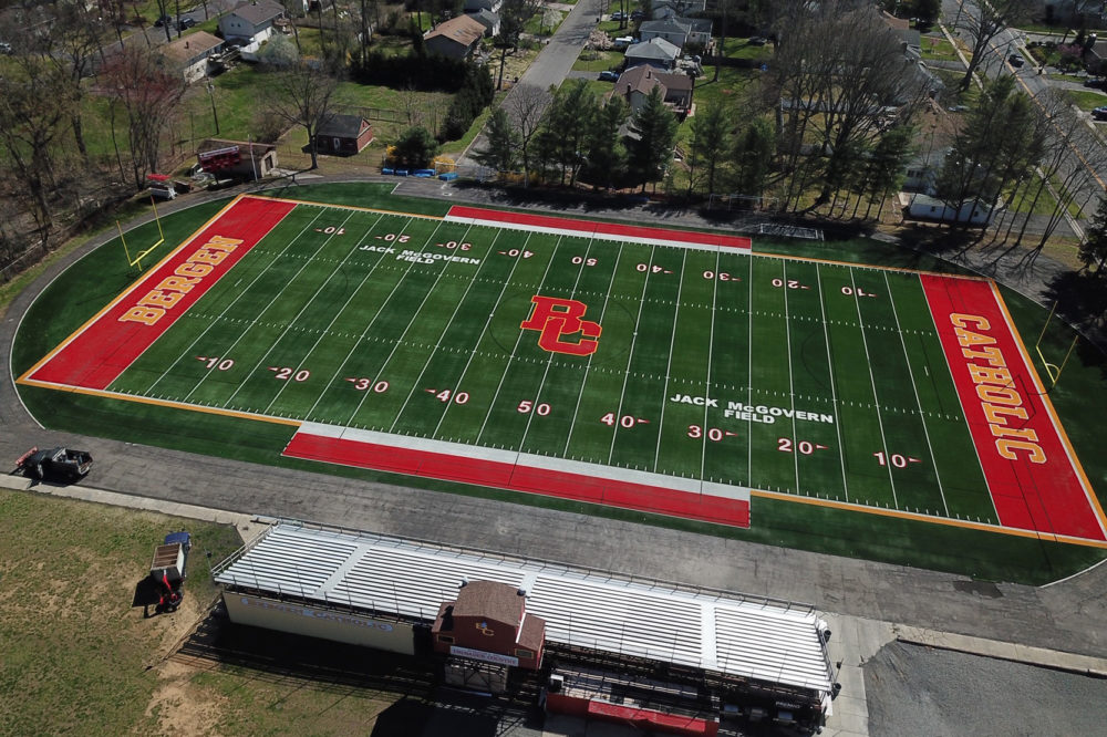 Bergen Catholic High School Turf Installation