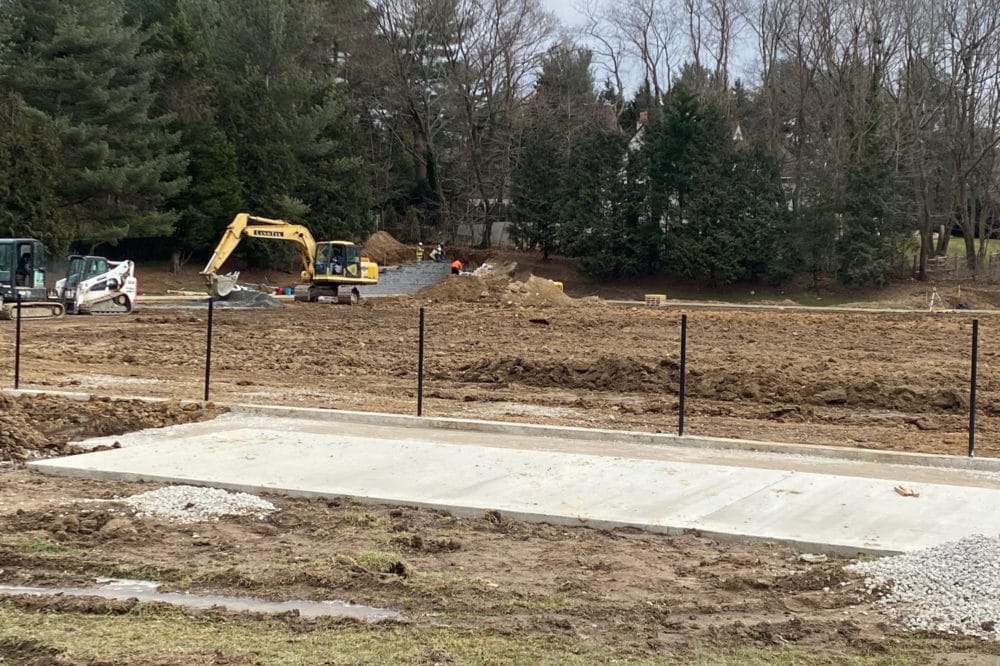 Friends Academy Turf Construction