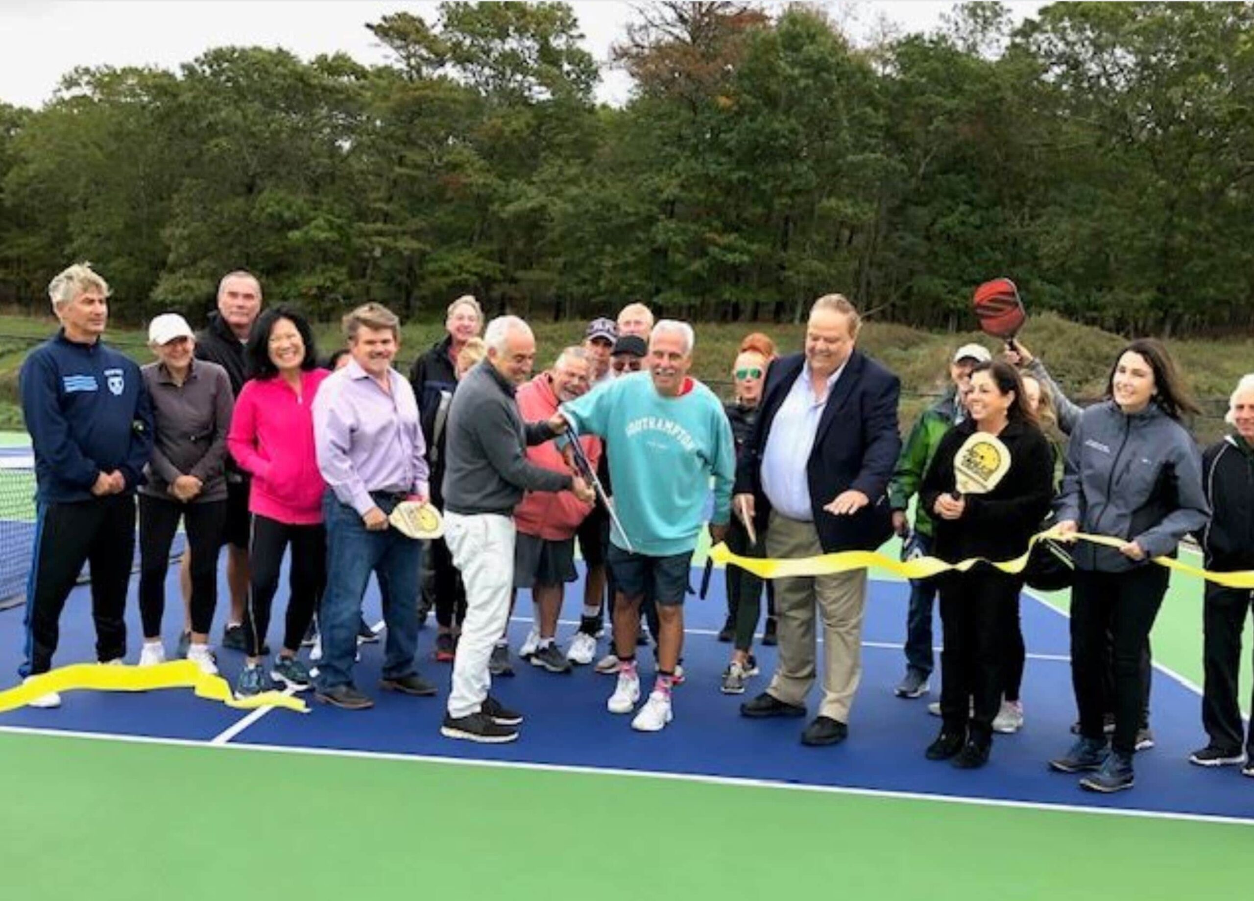 Town Of Southampton: Town Officials And "Picklers" Gather For New Court Opening