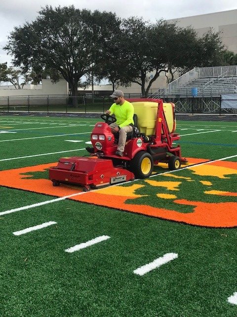 Athletic Field Synthetic Turf Maintenance