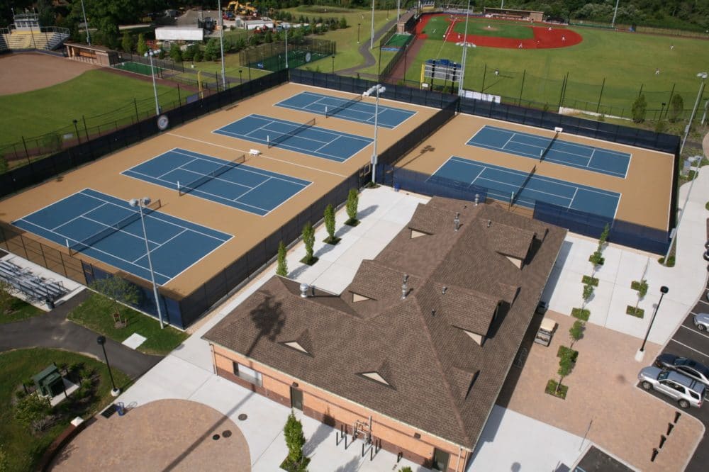 tennis courts construction