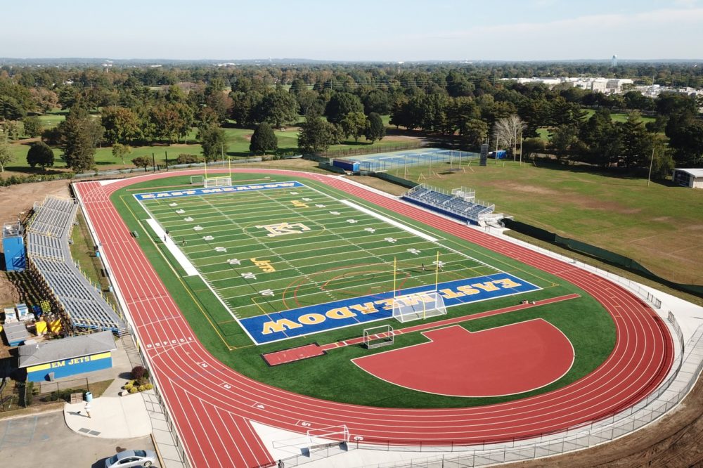 running tracks for athletic fields