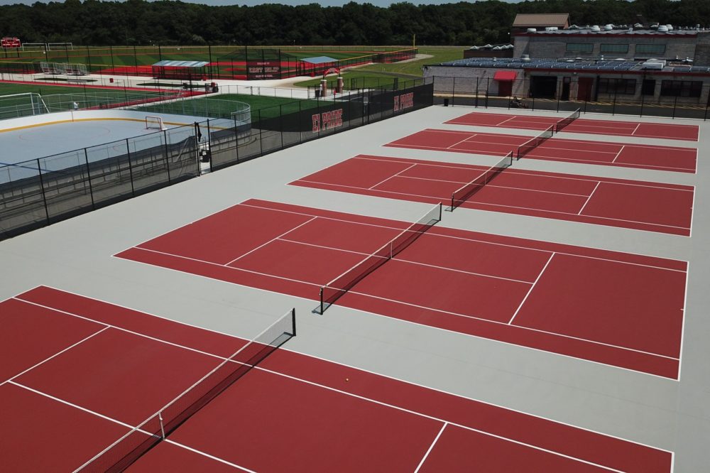 tennis courts construction